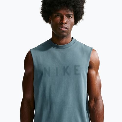 Maglietta da allenamento da uomo Nike Athletic Club Dri-Fit mineral slate/mineral slate