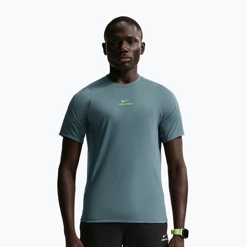 Maglietta da allenamento da uomo Nike Pro Training Dri-Fit mineral slate/green strike