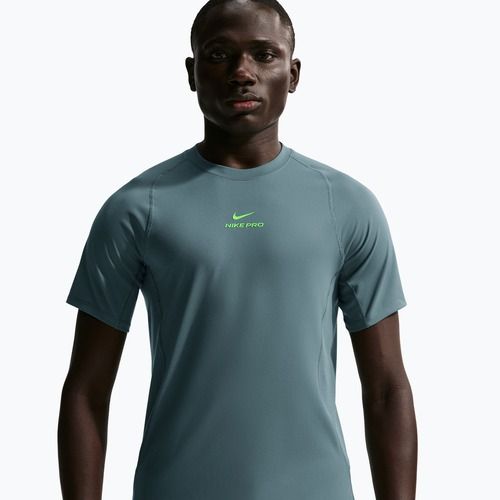 Maglietta da allenamento da uomo Nike Pro Training Dri-Fit mineral slate/green strike
