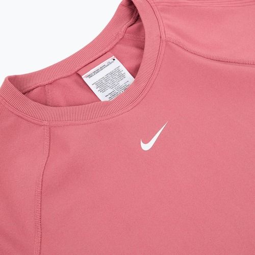 Maglietta da allenamento da donna Nike Pro Seamless Dri-Fit peony/white