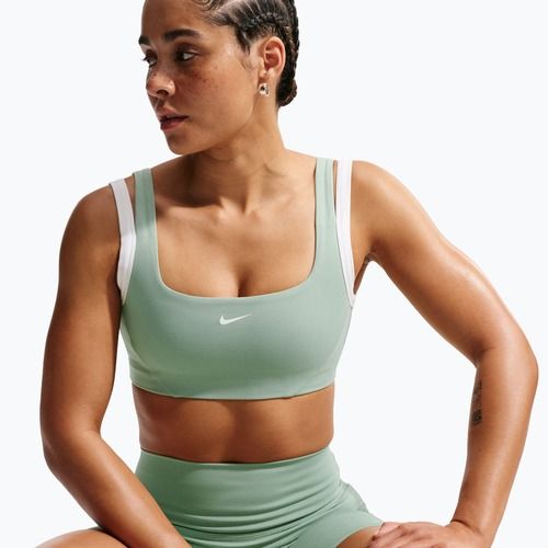 Reggiseno sportivo Nike One Light Support steam/white/white
