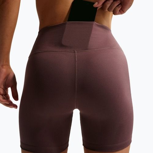 Pantaloncini da donna Nike One High-Waisted Biker 5" tattoo/white