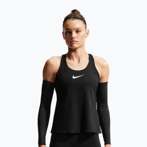 Maglietta da allenamento da donna Nike Pro Dri-Fit TT black/white/metallic silver