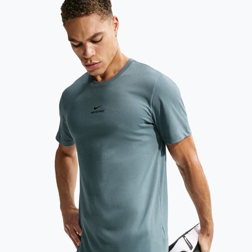 Maglietta da allenamento da uomo Nike Pro Dri-Fit mineral slate/black