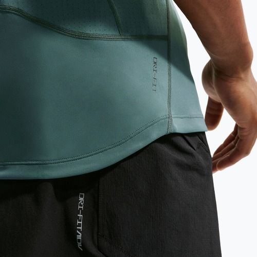 Maglietta da allenamento da uomo Nike Pro Training Dri-Fit mineral slate/green strike