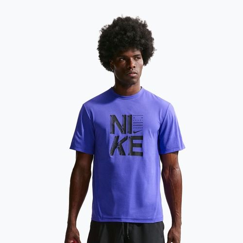 Maglietta da allenamento da uomo Nike Hyverse Dri-Fit Persian violet/black