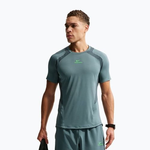 Maglietta da allenamento da uomo Nike Pro Training Dri-Fit mineral slate/faded spruce/green strike