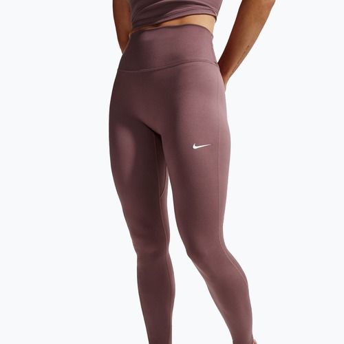 Leggings da donna Nike One Seamless Front High-Waisted tattoo/white