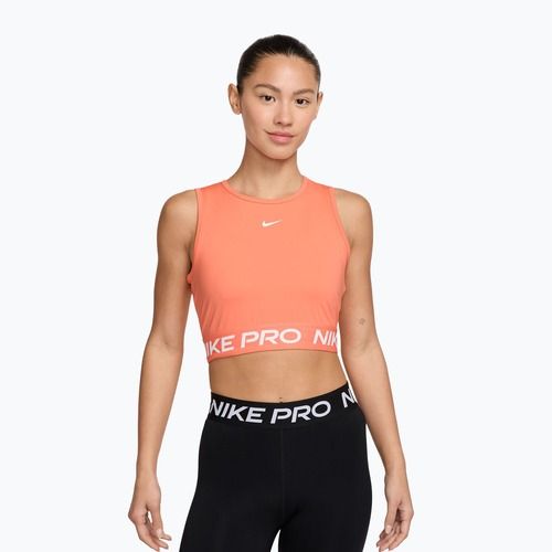 Top sportivo da donna Nike Pro Dri-Fit crimson bliss/white