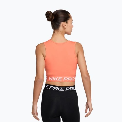 Top sportivo da donna Nike Pro Dri-Fit crimson bliss/white