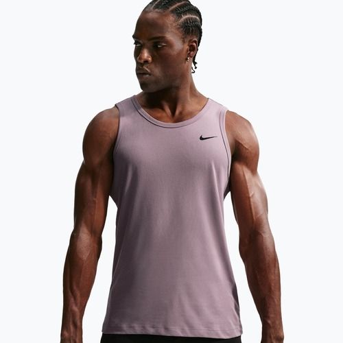 Maglietta da allenamento da uomo Nike Dri-Fit TT light violet ore/black