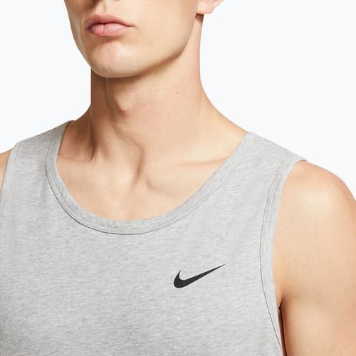 Maglietta da allenamento da uomo Nike Dri-Fit TT dark grey heather/black