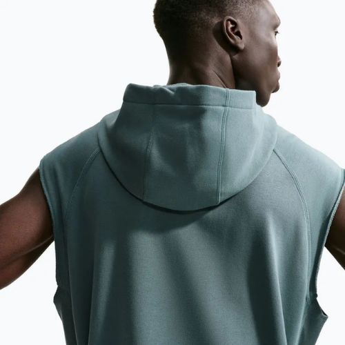 Felpa da allenamento da uomo Nike Athletic Club Dri-Fit Sleeveless Hoodie mineral slate/mineral slate