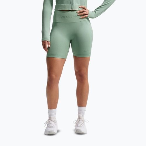 Pantaloncini da donna Nike Pro Seamless High-Waisted Biker 5" steam