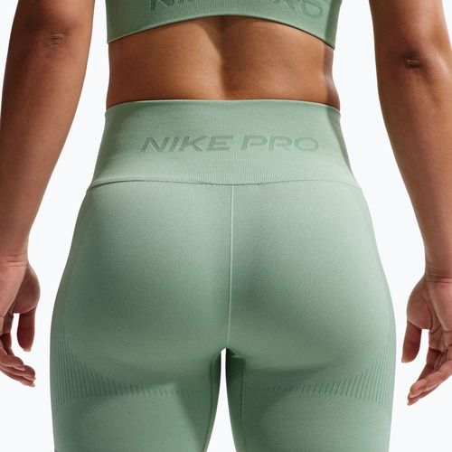 Pantaloncini da donna Nike Pro Seamless High-Waisted Biker 5" steam