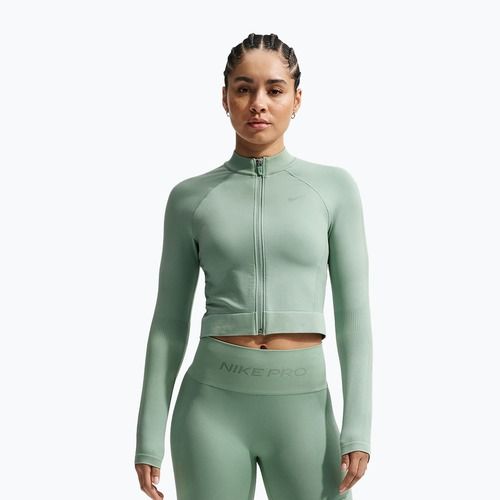 Felpa da allenamento da donna Nike Pro Seamless Full Zip Top steam