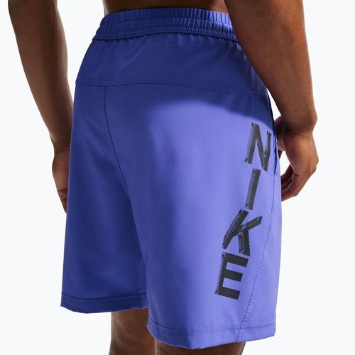 Pantaloncini da allenamento da uomo Nike Form Dri-Fit Versatile 7" persian violet/black
