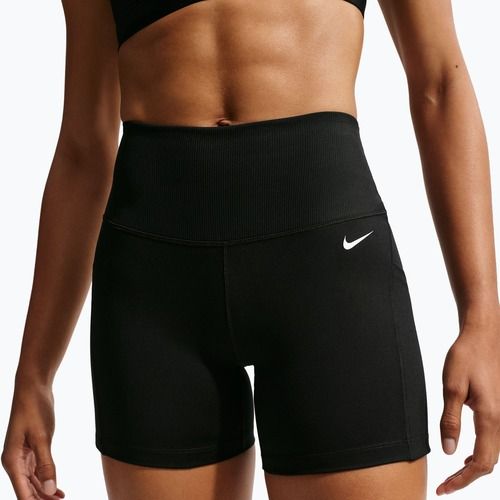 Pantaloncini da donna Nike One High Waisted Biker 5" black/black/white