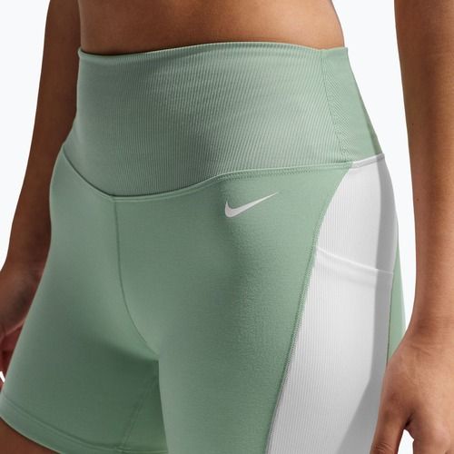 Pantaloncini da donna Nike One High Waisted Biker 5" steam/white/white