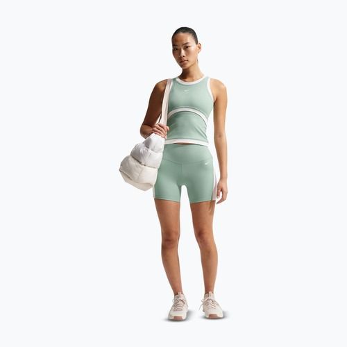 Pantaloncini da donna Nike One High Waisted Biker 5" steam/white/white