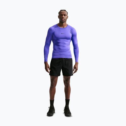 Maglia a maniche lunghe da allenamento da uomo Nike Pro Dri-Fit Tight Fitness persian violet/black