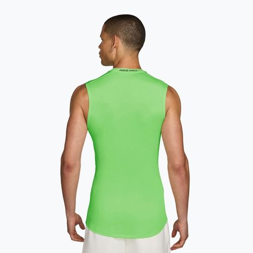 Maglietta da allenamento da uomo Nike Pro Dri-Fit Tight Sleeveless Fitness green strike/black