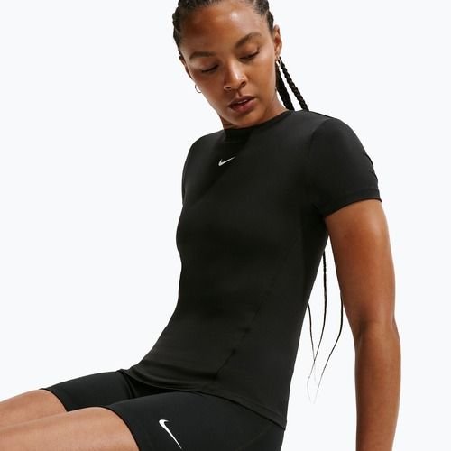 Maglietta da allenamento da donna Nike One Fitted black/white
