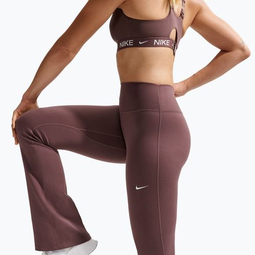 Leggings da donna Nike One High Waisted Flared tattoo/white
