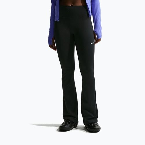 Leggings da donna Nike One High Waisted Flared black/white