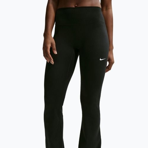 Leggings da donna Nike One High Waisted Flared black/white