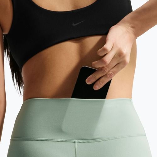 Leggings da donna Nike One High Waisted Flared steam/white