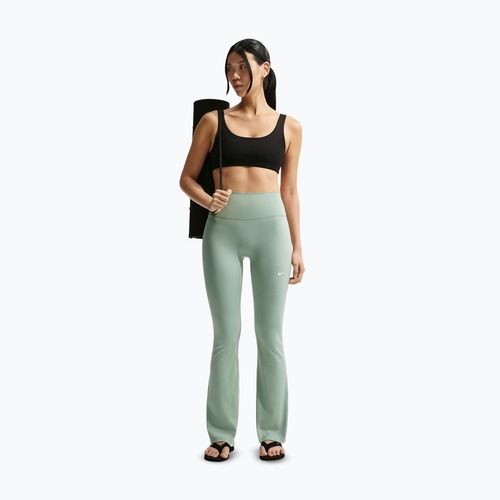 Leggings da donna Nike One High Waisted Flared steam/white