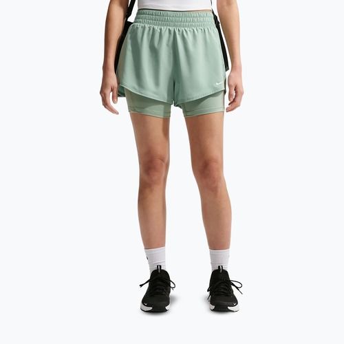 Pantaloncini da donna Nike One Dri-Fit High-Waisted 3" 2In1 steam/white