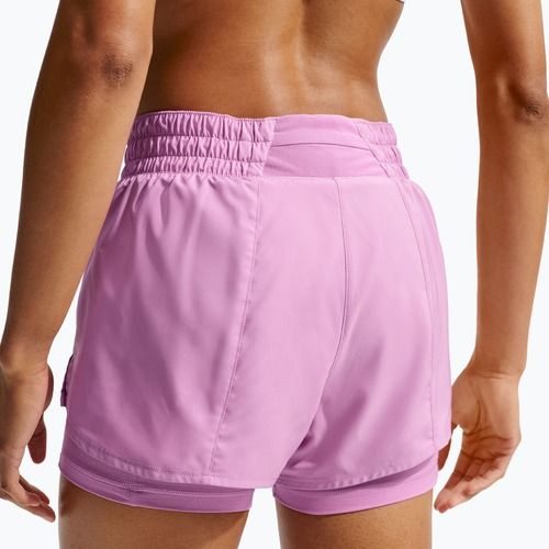 Pantaloncini da corsa da uomo Nike One Dri-FIT 2IN1 light magenta/white
