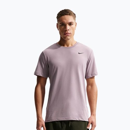 Maglietta da uomo Nike Dri-Fit light violet ore/black