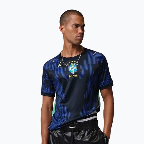 Maglietta da calcio da uomo Nike Brazil 2026 Stadium Away Soccer Replica