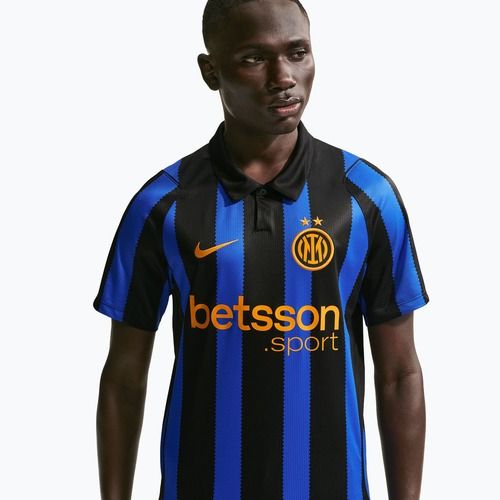 Maglietta da calcio da uomo Nike Inter Milan Dri-Fit Stadium Home lyon blue/black/university gold