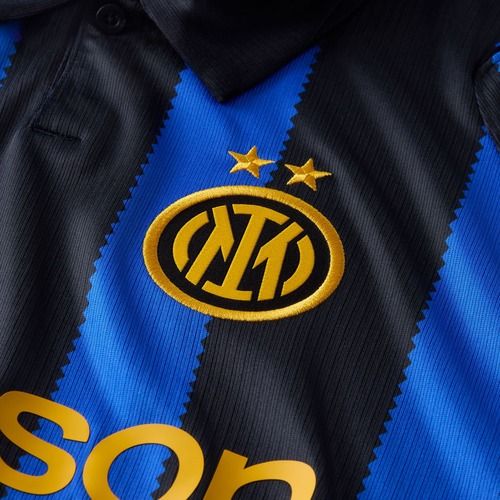 Maglietta da calcio da uomo Nike Inter Milan Dri-Fit Stadium Home lyon blue/black/university gold