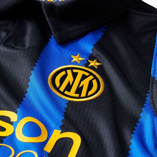 Maglietta da calcio per bambini Nike Inter Milan Dri-Fit Stadium Home lyon blue/black/university gold