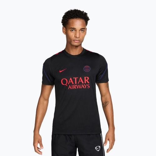 Maglietta da calcio da uomo Nike Paris Saint-Germain Strike Soccer Dri-Fit black/hyper royal/global red/global red