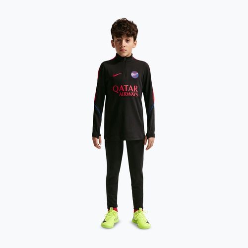 Felpa da calcio per bambini Nike Paris Saint-Germain Strike Dri-Fit Soccer Knit Drill Top black/global red/global red