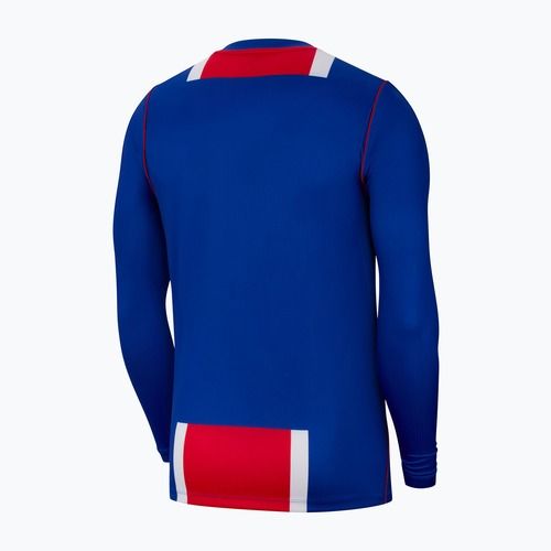 Maglia a maniche lunghe da calcio da uomo Nike Paris Saint-Germain Dri-Fit Stadium Home old royal/white/university red/white
