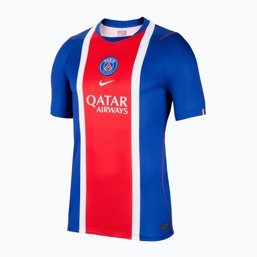 Maglietta da calcio da uomo Nike Paris Saint-Germain Dri-Fit Stadium Home old royal/white/university red/white