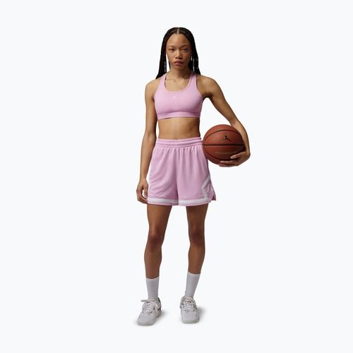 Spodenki koszykarskie damskie  Nike Jordan Sport Diamond 4" iced carmine/iced carmine/white/white