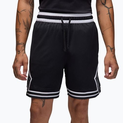 Pantaloncini da basket da uomo Nike Jordan Mesh Diamond 4" black/white/white