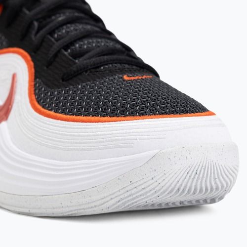 Scarpe da basket da uomo Nike Precision 8 Low black/white/picante red