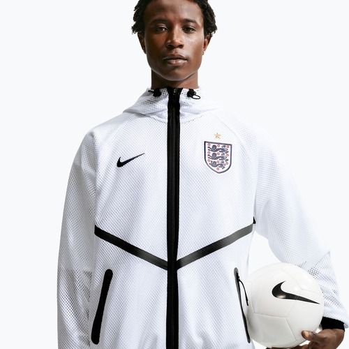 Giacca da calcio da uomo Nike England Dri-Fit Soccer Anthem white/black/obsidian
