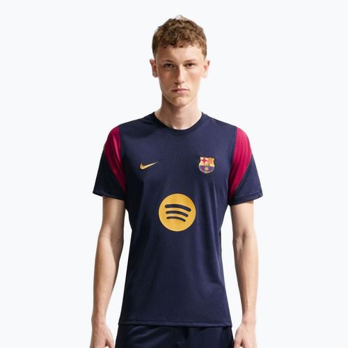 Maglietta da calcio da uomo Nike FC Barcelona Strike Soccer Dri-Fit blackened blue/noble red/mineral yellow