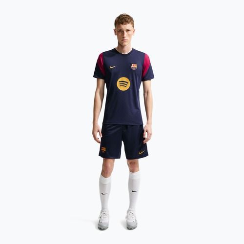 Maglietta da calcio da uomo Nike FC Barcelona Strike Soccer Dri-Fit blackened blue/noble red/mineral yellow