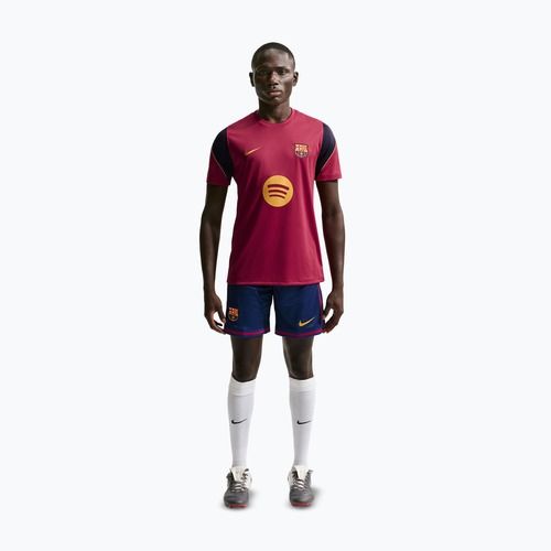 Maglietta da calcio da uomo Nike FC Barcelona Strike Soccer Dri-Fit noble red/blackened blue/mineral yellow